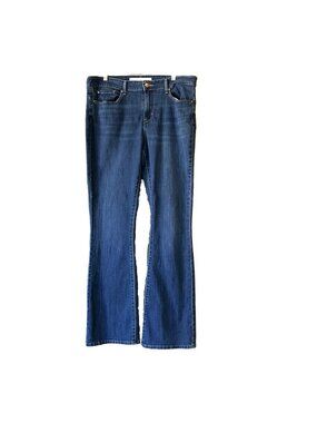 Signature by Levi Strauss & Co. Women's Mid Rise Bootcut Jeans 14 Stretch Denim